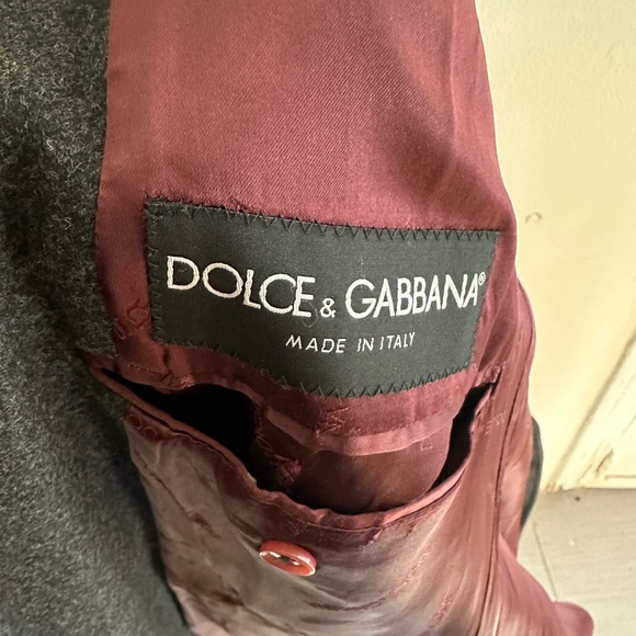 Dolce&Gabbana pre-owned notched lapels single breasted coat 75%wool 25% polyamid - Picture 5 of 5